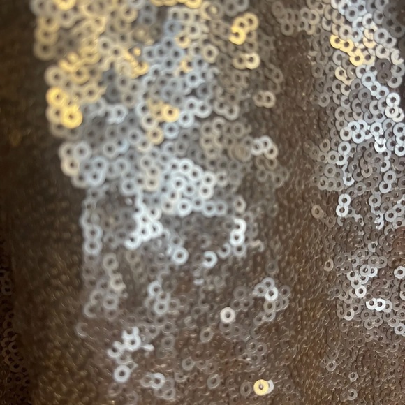 Eloquii 22 Rose Gold Sequin Wrap Dress - Picture 5 of 5